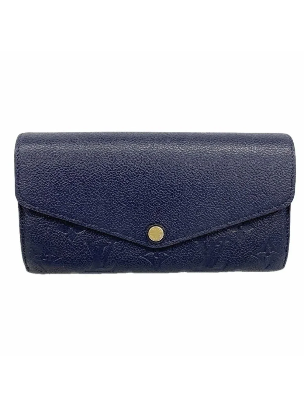 Louis Vuitton Wallet Monogram Empreinte Portefeuille Sarah Marine Rouge